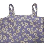 Altar'd State Small Purple Ditsy Floral Daisy Print Cropped Tank Top y2k Photo 1