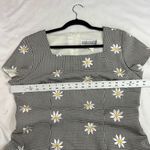 Daisy Vintage Black & White Gingham Print Dress. Photo 5