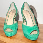 Staccato ✨ Suede Open Toe Sz 35/5 Heels✨ Photo 0