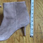L'Agence Nude Suede Aimee Heeled Booties Size 11 Photo 1
