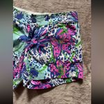 Lilly Pulitzer Callahanā Chino Shorts Shorely Big Flirt Hibiscus Floral Size 0 Photo 2