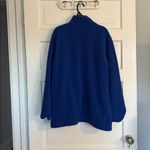 Lands' End Royal Blue  Tunic Style Fleece Jacket Photo 2