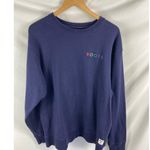 Roots Womans Purple Rainbow Logo Sweatshirt Size Large Photo 0