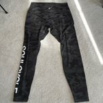 Lululemon Cute Green Camo x Soulcycle High Waisted Leggings Photo 3