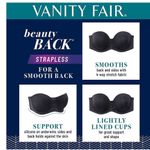 Vanity Fair Lingerie® Beauty Nude Strapless Full Figure Underwire Bra 40D NEW Photo 10