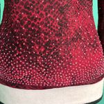 EXPRESS long sleeve crystal snake skin pattern blouse Photo 3