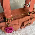 Coach y2k Vintage Soho Buckle Tan Suede Satchel Handbag Photo 6