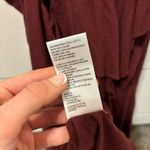 Free People  Darling Mini Dress Maroon NWT Photo 5