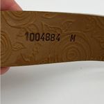 Velez Women's Cream Leather Beaded Western Style Belt Size M Size M Photo 7