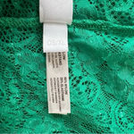 Women’s Kissable by Coquette Green Lace Mesh Tube Slip Dress Lingerie Pajama XL Photo 5