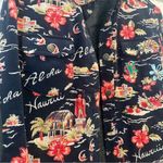 Authier Shirt Jacket Blue Tropical Aloha Hawaii Rare Shacket size 42/US 6 small Photo 13