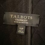 Talbots  Women Petite 1XP Vest long 24” bust42”black excellent condition Photo 1