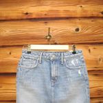 Lovers + Friends High Waist Shredded Denim Jean Mini Skirt 25 Photo 3