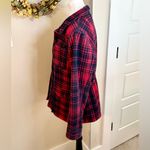 Levi's Levi’s Women’s Plaid Cabin Cinch Waist Jacket Red Black Size Small 💛 Photo 10