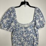 Polo Ralph Lauren Kai floral 100% linen dress blue & white size 14 Photo 6