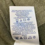 Green striped cotton open cardigan Size M Photo 6