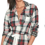 Victoria's Secret Victoria’s Secret Dream Flannel Plaid Shorts Romper Christmas Pajamas Medium Photo 0