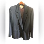 Saville Women’s two piece‎ wool suit, skirt and blazer Blue Size 10 Photo 12