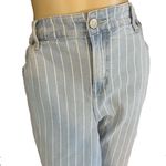 Torrid LIGHT BLUE DENIM STRAIGHT LEG JEANS WITH WHITE PINSTRIPES (18T) Photo 8