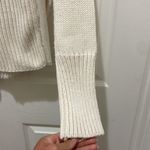 Coffee Shop  New York Cream Sherpa Faux Suede Knit Open Front Cardigan Photo 4