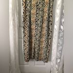 Leslie Fay vintage Ethnic Tribal Sheath sleeveless Geometric maxi dress size 18 Photo 8