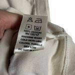 Madhappy  Ivory Sleeveless Crewneck Cropped Cotton Tank Top Size Medium Photo 7