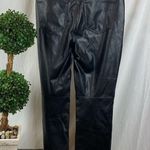 Gap Black Faux Leather Vintage Slim Fit High Rise Pants 30w 10 Photo 2