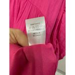 &merci &Merci Pink V-neck Ruched Sleeve Tiered Shift Dress Size Medium Photo 4