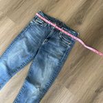 MOTHER Denim Mother The Looker Crop On The Edge Blue Women's Jeans Photo 3