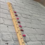 Liz Claiborne Pink Sparkle Rhinestone Silver Tone Necklace Photo 7