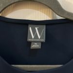Worthington  Blue Fitted Short Sleeve Top Photo 2