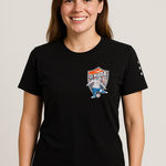 Black Soccer Women’s Graphic T Photo 0