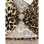 Just Quella NWT-  Leopard Anima Print Crop Tank S Photo 1