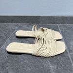 Marc Fisher Maddie Ivory Cream Slip On Slides Photo 4