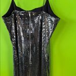 Almost Famous Silver Sequin Slip Mini Dress Photo 5