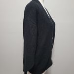 Vintage Venezia black pointelle cardigan size 14/16 Photo 2