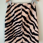 Isaac Mizrahi  Zebra Print Fine Wale Corduroy Stretch Skirt 6 Photo 2