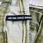 Celebrity Pink  Olive Green Wash Denim Distressed w/5 Pockets Photo 12