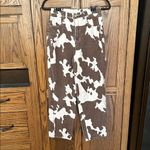 Brown Cow Print Jeans Denim‎ Straight Leg size XS 00 Photo 1
