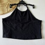 BP NWT  halter Crop Top Tie Back Black 1X Boho Photo 4