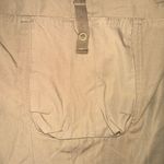 Nike Women's Capri Cargo Shorts Size M (8/10) Tan/Khaki Adjustable Drawstring Photo 4