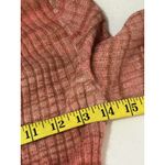 American Eagle Woman’s Crop Sweater Long Sleeve V Neck Red Pink Ombre Size XS. Photo 5