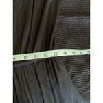 J.Crew Black Dress Strapless Size Medium White Trim Tie Waist Flowy Soft Photo 5