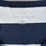 Tommy Hilfiger Navy Blue White Stripe V Neck Long Sleece Tee Shirg Sz Large NWT Photo 4