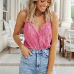 WAYF × BFF Natalie Cami Lace Bodysuit Photo 0