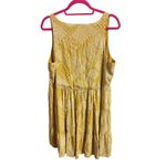 Sincerely Jules XL Butter Yellow Bandana Print Tiered Midi Dress Boho Festival Photo 2