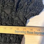 East 5th Womens Black 3D Lace Semi Sheer Gotic Blouse Fairy Fairygoth Grunge Petite Large Photo 6