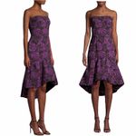 Aidan Mattox NWT Strapless Jacquard Midi Dress Photo 3