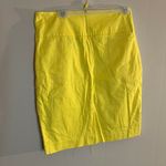 Jules & Leopold  Yellow Pocketed Pencil Skirt Photo 1