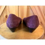 Dana Buchman  Alexandria Aubsde Suede Leather Buckle Wedge Heel Women's Sz 8.5M Photo 3